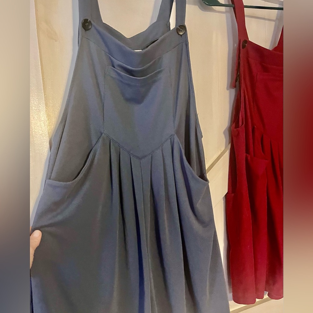 HALARA Grayish Blue Overall/Romper - Picture 2 of 4